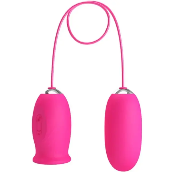 PRETTY LOVE - DAISY VIBRERENDE EI + ROZE CLITORIS STIMULERENDE TONG