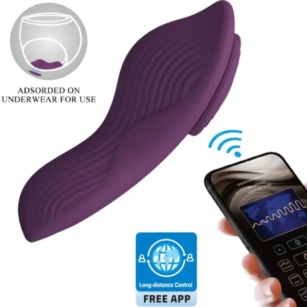 PRETTY LOVE - MANE LAY ON CLITORIS MASSAGER 10 VIBRATIES AFSTANDSBEDIENING PAARS