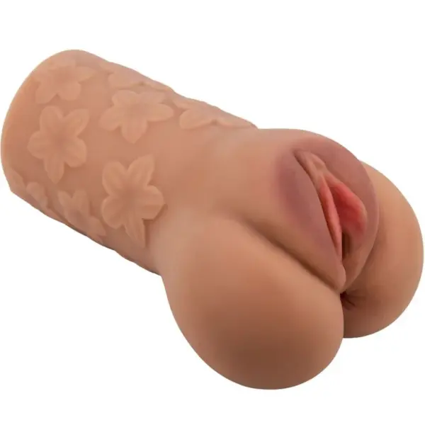 CRAZY BULL - SCHARLAKE VAGINA EN ANUS ONTWERP MET NATUURLIJKE BLOEMEN