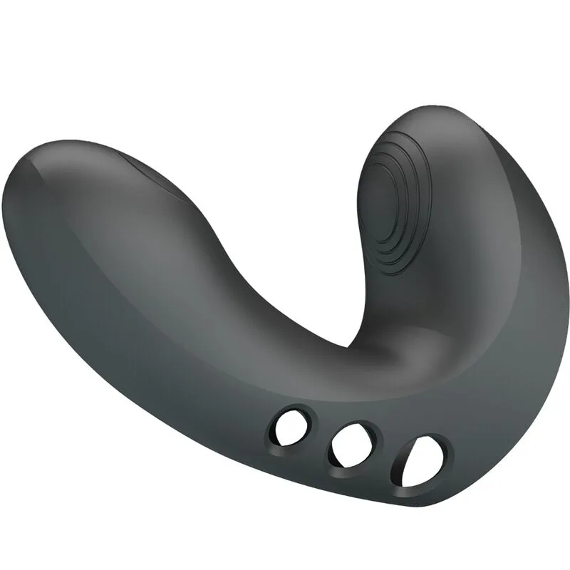 PRETTY LOVE - CAMELIA VINGER VIBRATOR 7 VIBRATIES ZWART
