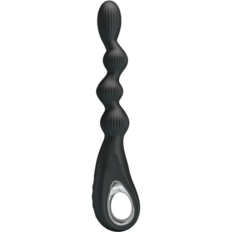 PRETTY LOVE - FEDERER ANALE VIBRATOR 12 VIBRATIES ZWART