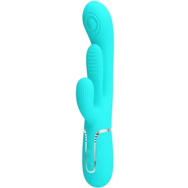 PRETTY LOVE - SHANIA DRIEVOUDIGE VIBRATOR KONIJN MULTIFUNCTIONEEL 3 IN 1