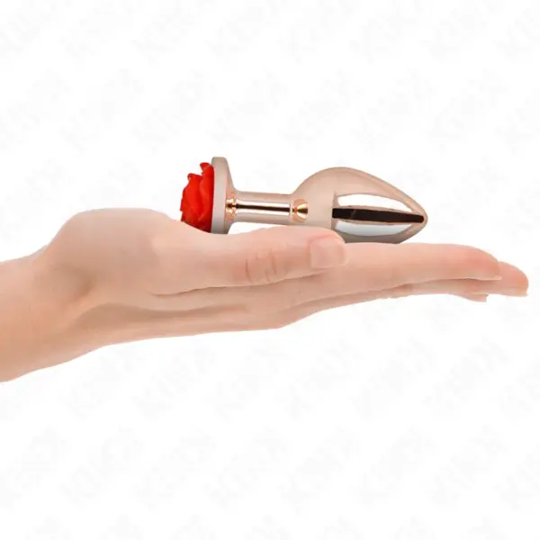 KINK - ROOD ROZE GOUD ANAAL PLUG M