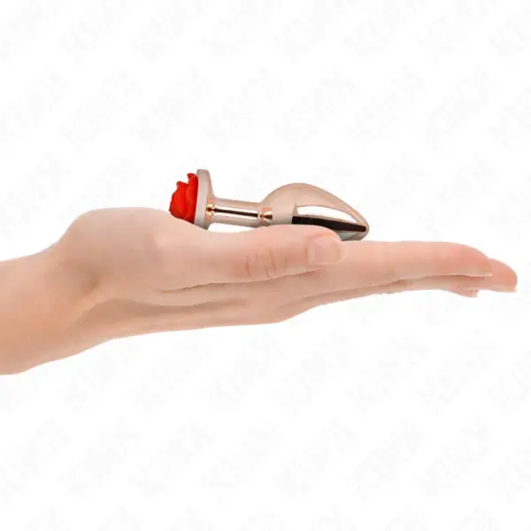 KINK - ROOD ROZE GOUD ANAAL PLUG S