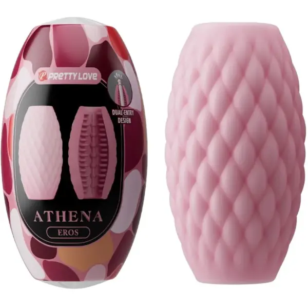 PRETTY LOVE - ATHENA EROS ROZE SILICONEN MANNELIJKE MASTURBATOR