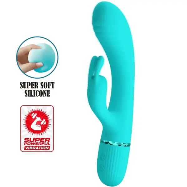 PRETTY LOVE - SCOCCO VIBRATOR KONIJN TURQUOISE