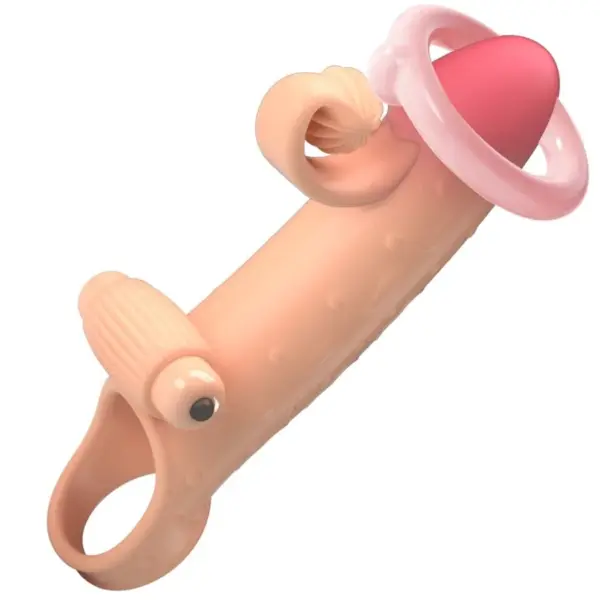 ROMANCE - NATUURLIJKE VIBRERENDE PENIS SLEEVE