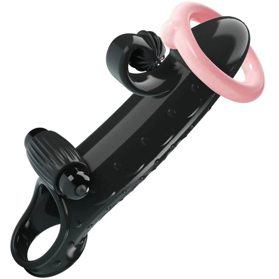 ROMANCE - ZWARTE TRILLENDE PENIS SLEEVE