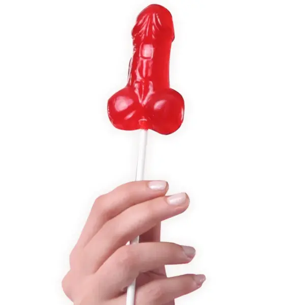 SECRETPLAY - LOLLIPOP PENIS GUMMY AARDBEI