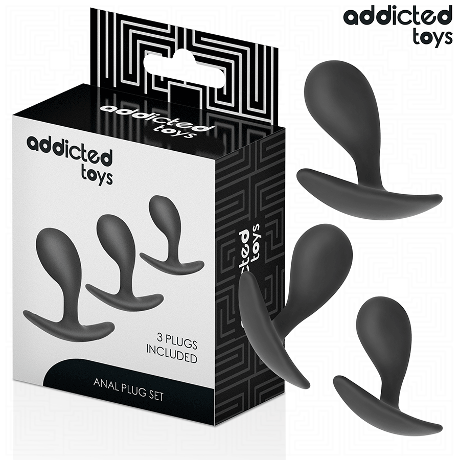 ADDICTED TOYS - SET VAN 3 ANALE PLUG MODEL 3