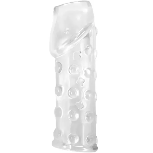 PRETTY LOVE - STRAKKE EN VOLUME GARANDERENDE PENIS SLEEVE TRANSPARANT