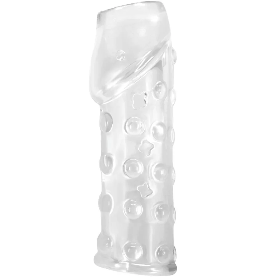 PRETTY LOVE - STRAKKE EN VOLUME GARANDERENDE PENIS SLEEVE TRANSPARANT