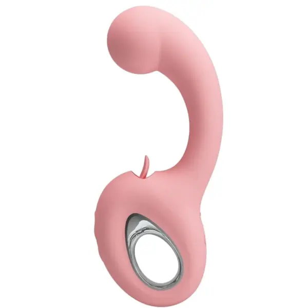 PRETTY LOVE - ERYNNYES G-SPOT VIBRATOR + CLITORIS STIMULATOR 10 VIBRATIES ROZE