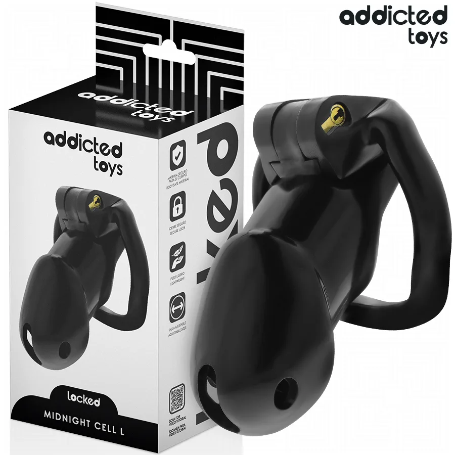 ADDICTED TOYS LOCKED - MINDNIGHT CEL PENIS KOOI MAAT L