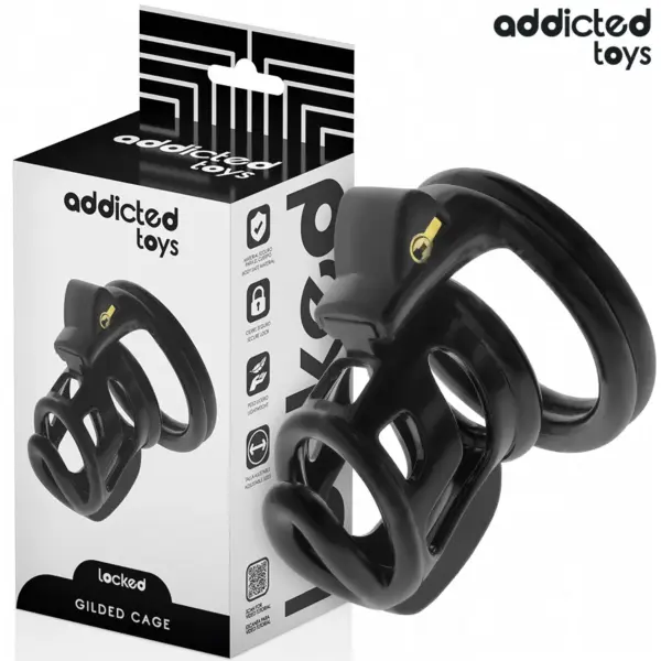ADDICTED TOYS LOCKED - GILDEN CAGE PENIS CAGE 8,5 CM