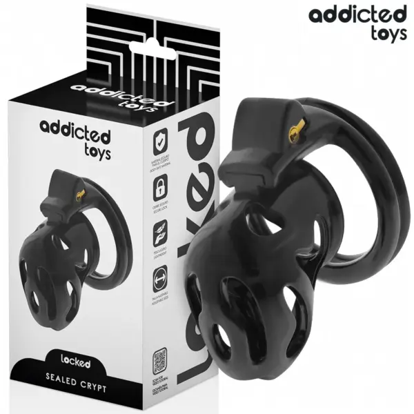 ADDICTED TOYS LOCKED - VERZEGELDE CRYPT PENIS KOOI 8 CM