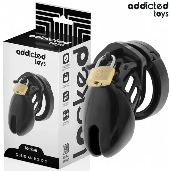 ADDICTED TOYS LOCKED - OBSIDIAN HOLD PENIS KOOI MAAT S