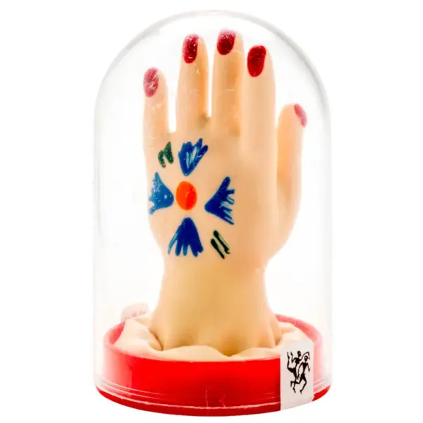 CONDOMERIE - HANDBESCHILDERDE NIEUWIGHEID CONDOOMS HANDMODEL 1