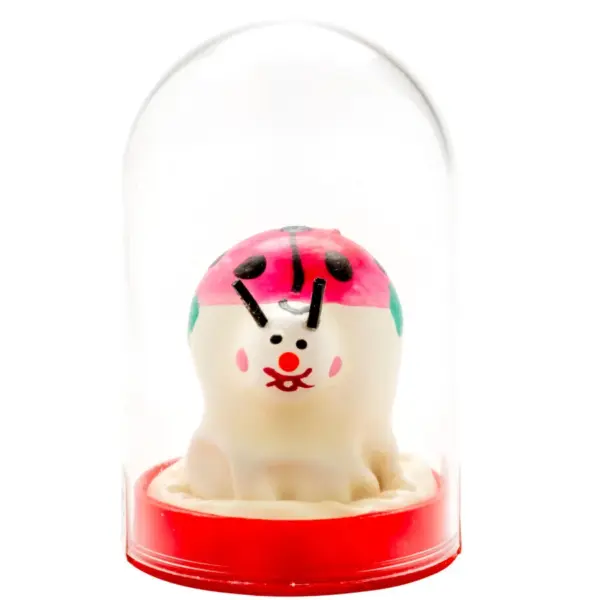CONDOMERIE - HANDBESCHILDERDE NIEUWIGHEID CONDOOMS LIEVEHEERSBEESTJE MODEL 1