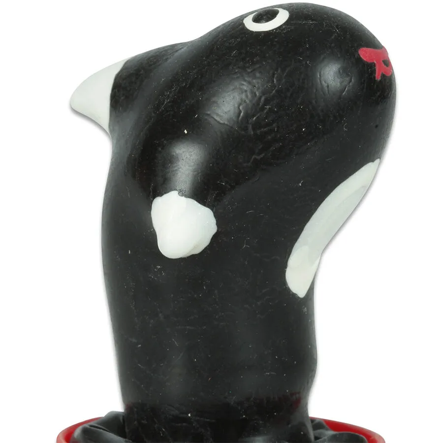 CONDOMERIE - HANDBESCHILDERDE NIEUWIGHEID CONDOOMS ORCA