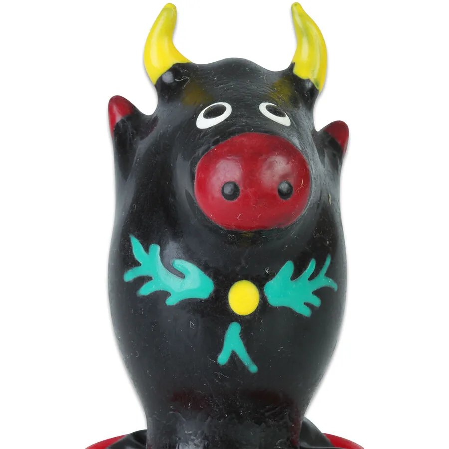 CONDOMERIE - HANDBESCHILDERDE NIEUWIGHEID CONDOOMS BULL ZWART MODEL 1