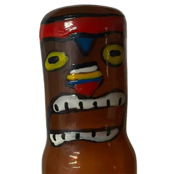 CONDOMERIE - HANDBESCHILDERDE NIEUWIGHEID CONDOOMS TIKI TOTEM-HAWAII-03