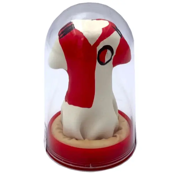 CONDOMERIE - HANDBESCHILDERDE NIEUWIGHEID CONDOOMS FEYENOORD SHIRT