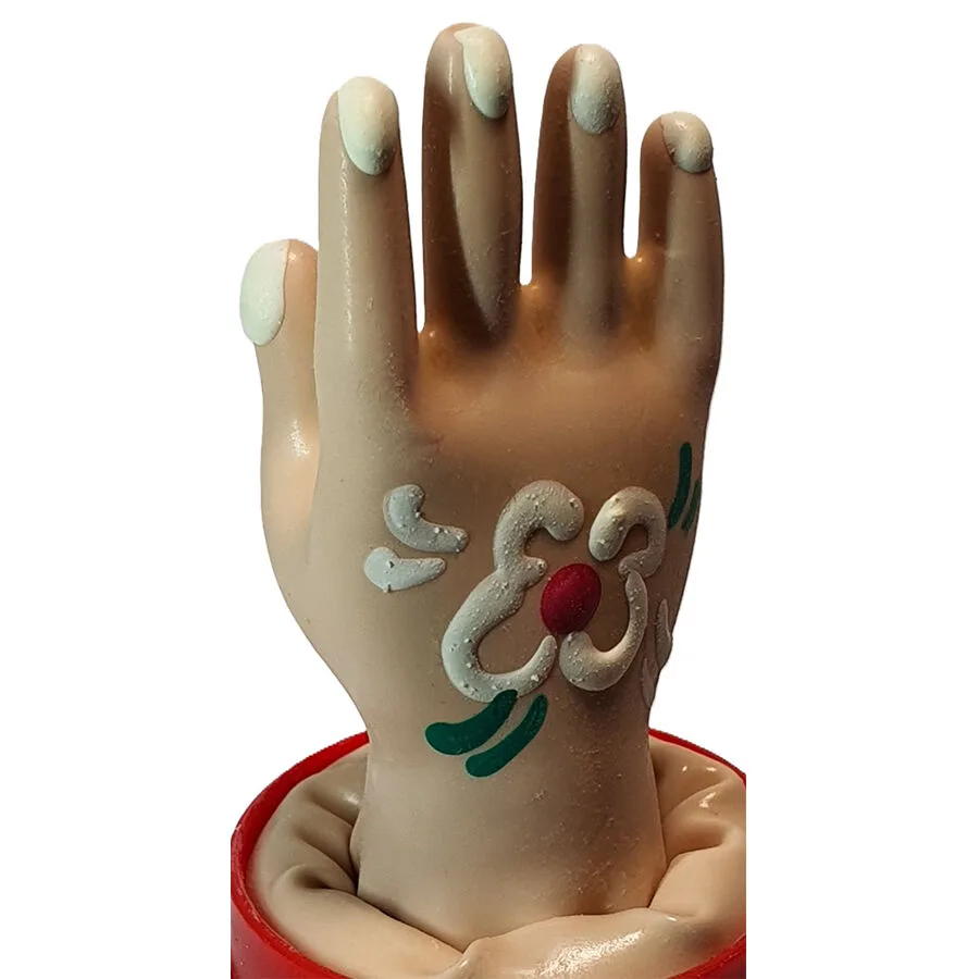 CONDOMERIE - HANDBESCHILDERDE NIEUWIGHEID CONDOOMS HANDMODEL 2