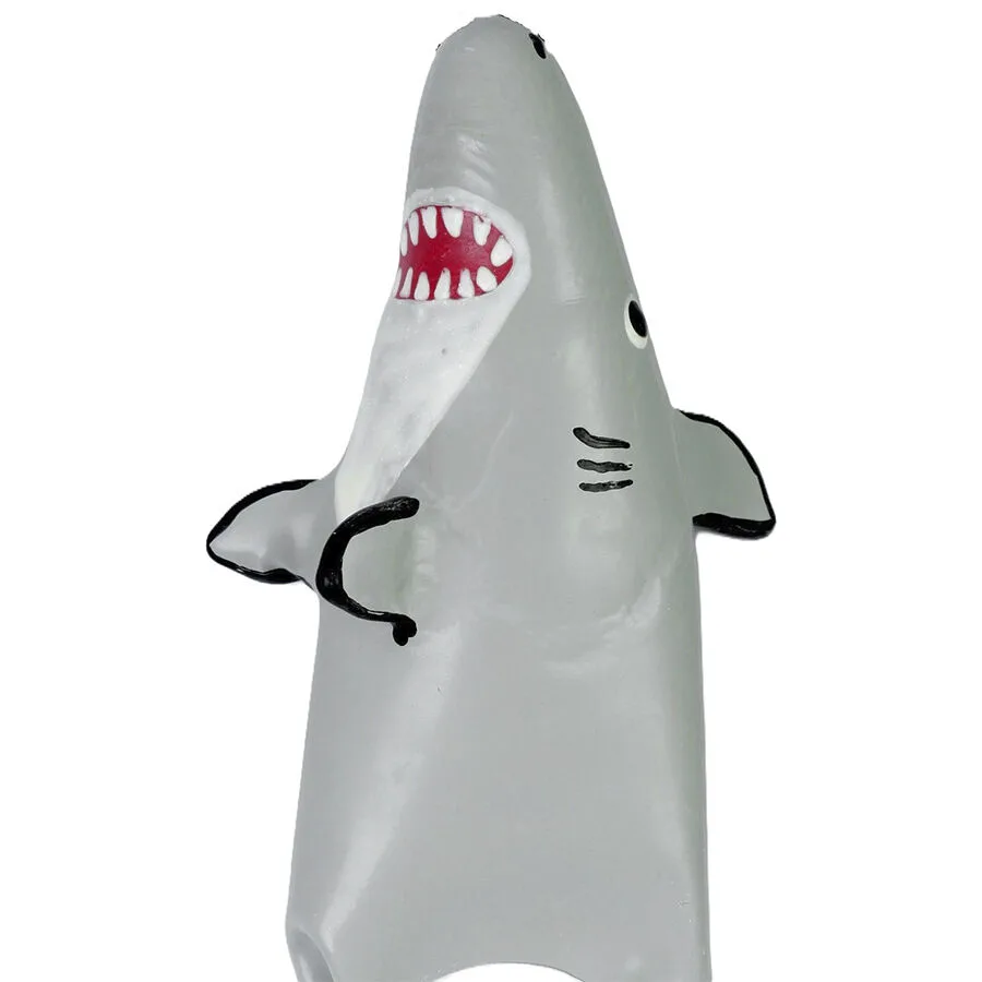 CONDOMERIE - HANDBESCHILDERDE NIEUWIGHEID CONDOOMS HAAI MODEL XL