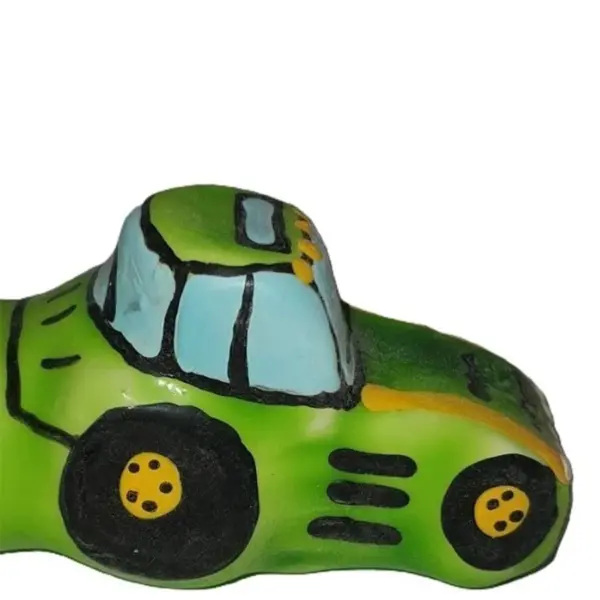 CONDOMERIE - HANDBESCHILDERDE NIEUWIGHEID CONDOOMS TRACTOR GROEN XL