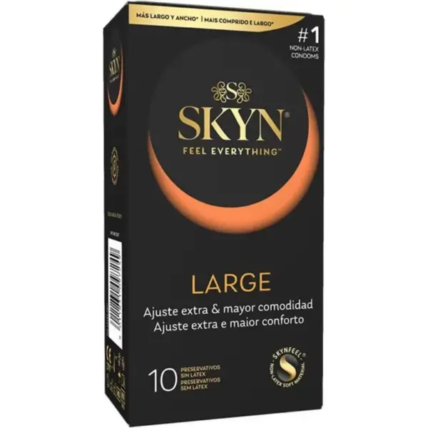 SKYN - GROTE EXTRA AANPASBARE CONDOOMS 10 STUKS