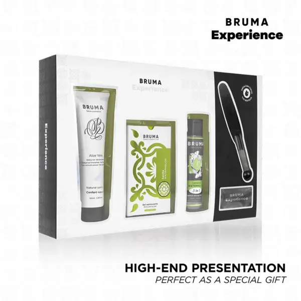 BRUMA XPERIENCE - ZOETE WATERMELOEN VERLEIDINGSSET MET ORGASME-VERSTERKER