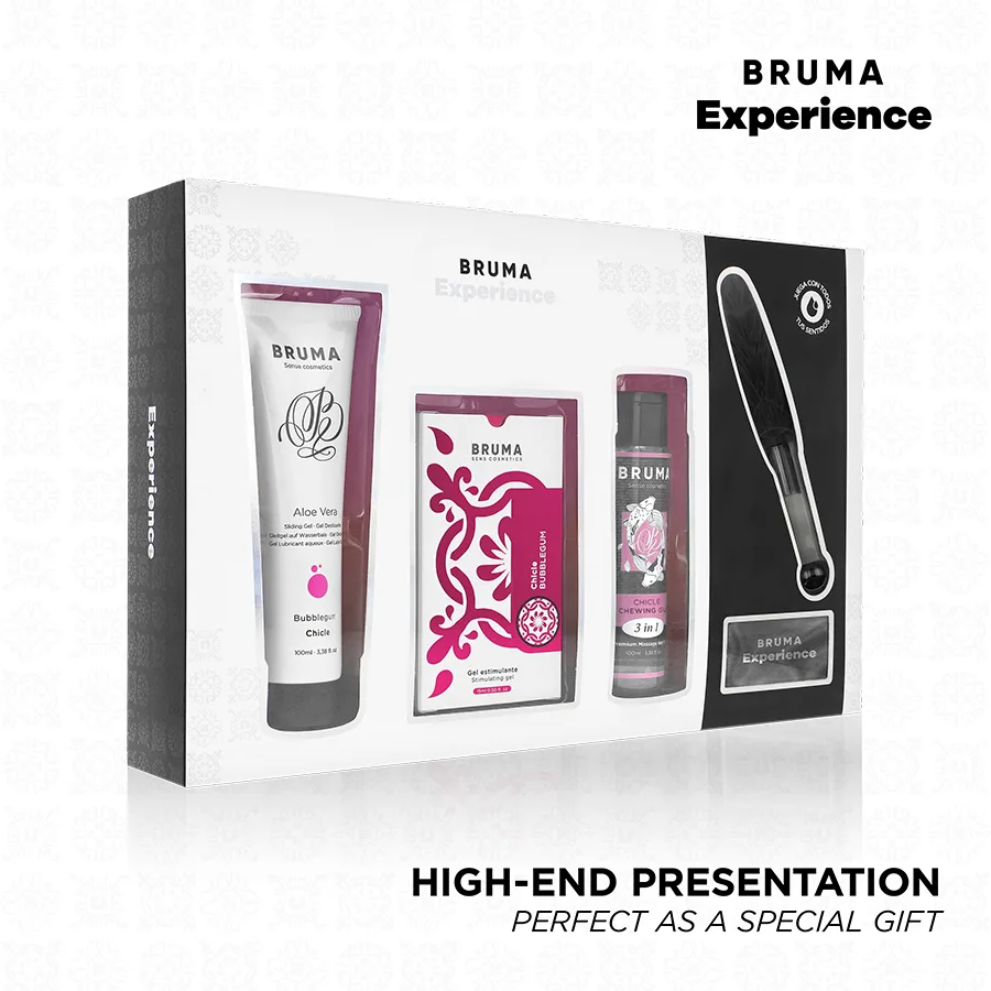 BRUMA XPERIENCE - Sweet Gum Temptation Kit met orgasmeversterker