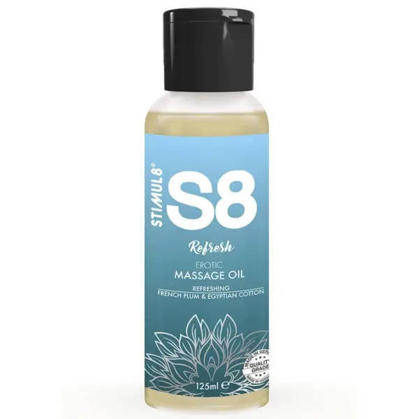 STIMUL8 - S8 REFRESH KATOEN MASSAGEOLIE 125 ML