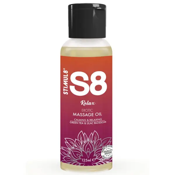 STIMUL8 - S8 RELAX GROENE THEE MASSAGEOLIE 125 ML