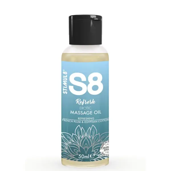 STIMUL8 - S8 REFRESH EROTISCHE KATOEN MASSAGEOLIE 50 ML