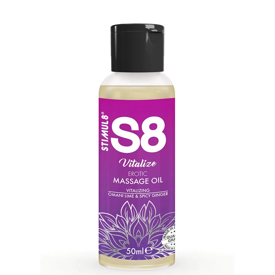 STIMUL8 - S8 VITALIZE EROTISCHE MASSAGEOLIE LIME 50 ML