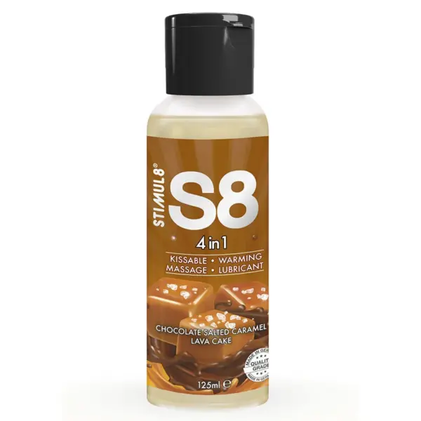 STIMUL8 - S8 4 IN 1 CHOCOLADE EN GEZOUTEN KARAMEL DESSERT GLIJMIDDEL 125 ML