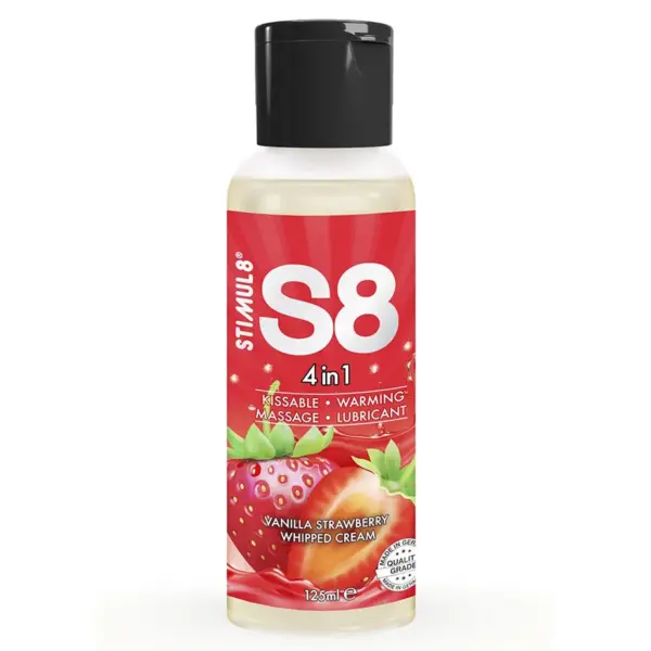 STIMUL8 - S8 4 IN 1 AARDBEI DESSERT GLIJMIDDEL 125 ML