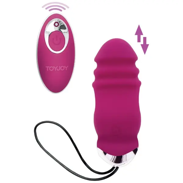 TOYJOY - HAPPINESS SUNN SIDE UP AND DOWN FUCHSIA VIBRATOR AFSTANDSBEDIENING