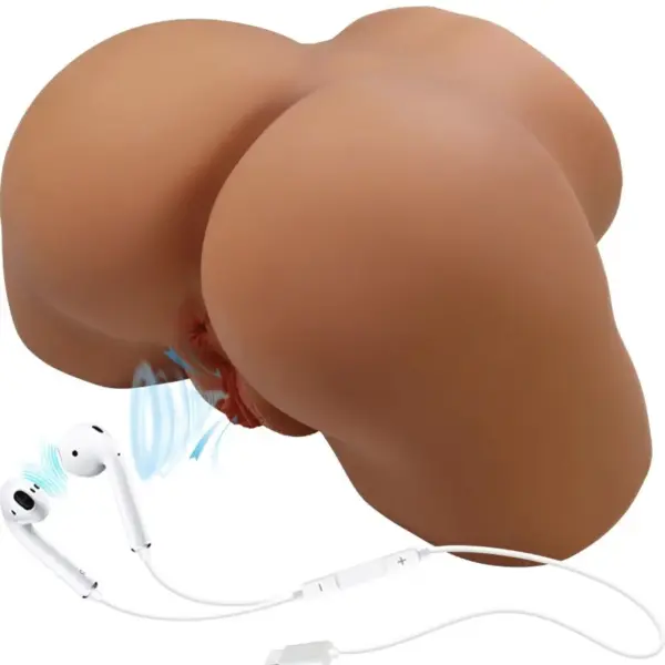 CRAZY BULL - SOPHIA REALISTISCHE VROUWELIJKE BILTVIBRATOR EN ZUIGER MET GELUID 5,5 KG