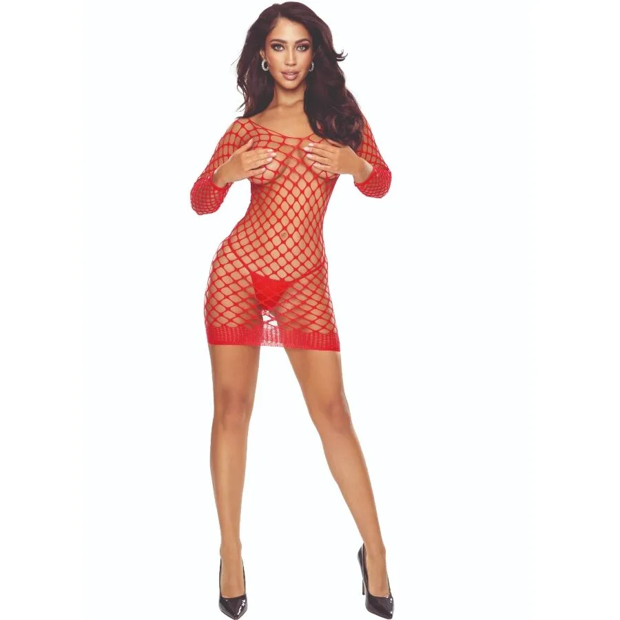 PASSION - BS108 BODYSTOCKING GRID ROOD