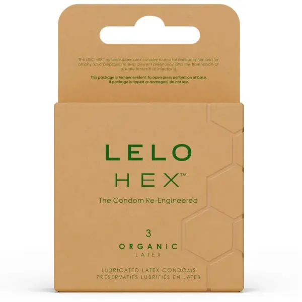 LELO - HEX BIO CONDOOM DOOS 3 STUKS