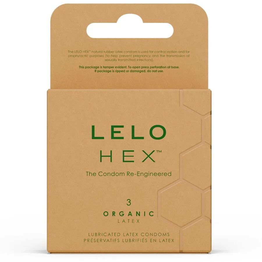 LELO - HEX BIO CONDOOM DOOS 3 STUKS