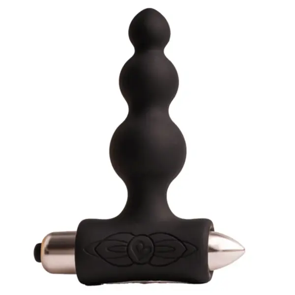 ROCKS-OFF - PETITE SENSATIONS BUBBLES ANAAL PLUG VIBRATOR ZWART