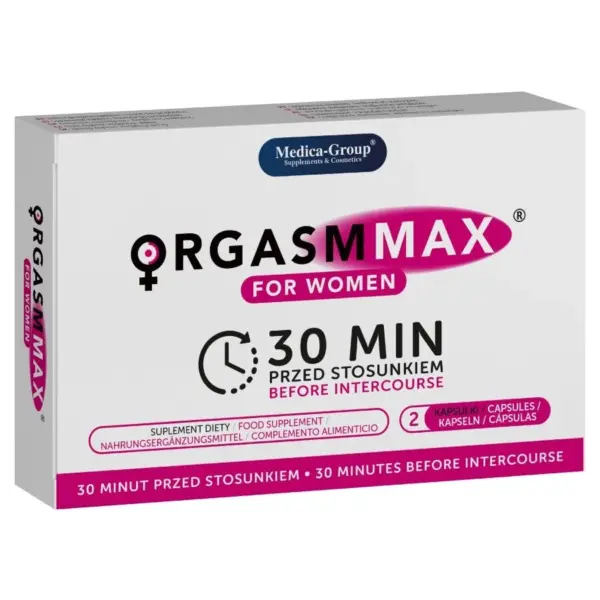 MEDICA GROUP - ORGASM MAX VOOR VROUWEN 2 CAPSULES
