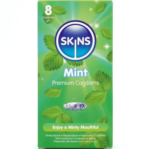 SKINS - MINT PREMIUM CONDOOMS PAK 8