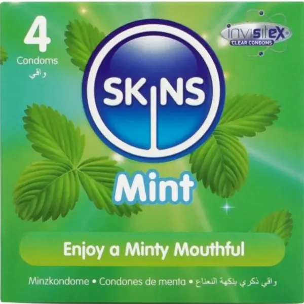 SKINS - MINT PREMIUM CONDOOMS PAK 4