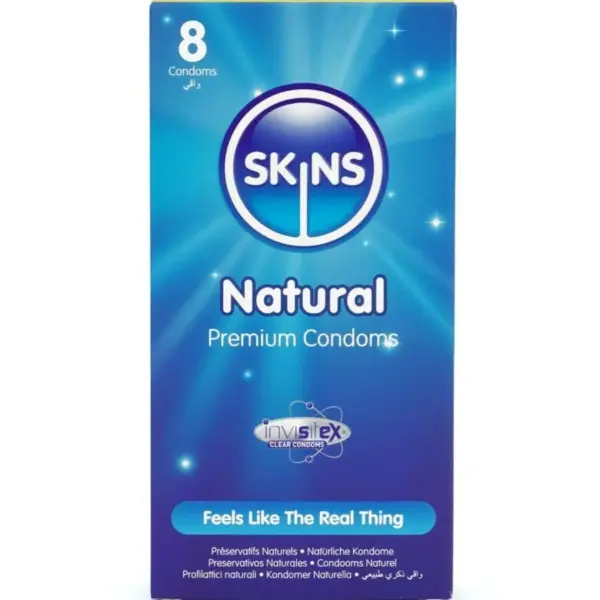 SKINS - NATUURLIJKE PREMIUM CONDOOMS PAK 8