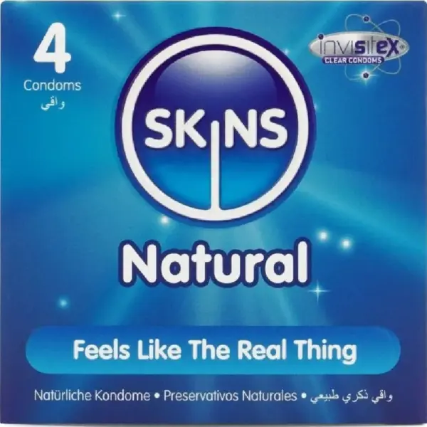 SKINS - NATUURLIJKE PREMIUM CONDOOMS PAK 4